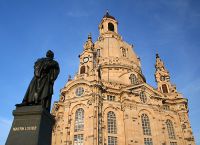Martin Luther Denkmal vor der Dresdner Frauenkirche